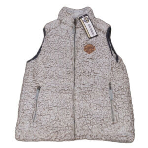 Wrangler National Finals Rodeo NFR Cowboys Women's Sherpa Vest Size Medium NWT